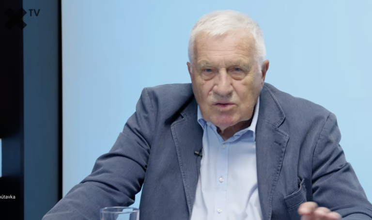 XTV: Václav Klaus: Podzimní volby budou o tom, jak velkou facku dostane od lidí Fiala